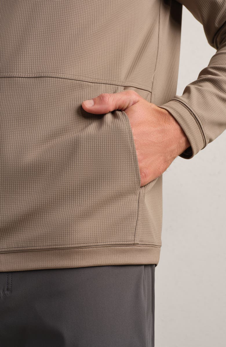 Rhone Waffle Tech Hoodie, Alternate, color, Foggy Taupe