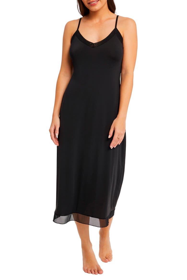 Maxi Slip, Main, color, BLACK