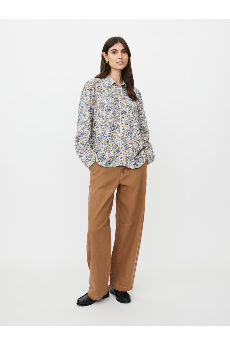 MaIthyria Floral Print Shirt, Alternate, color, Placid Blue