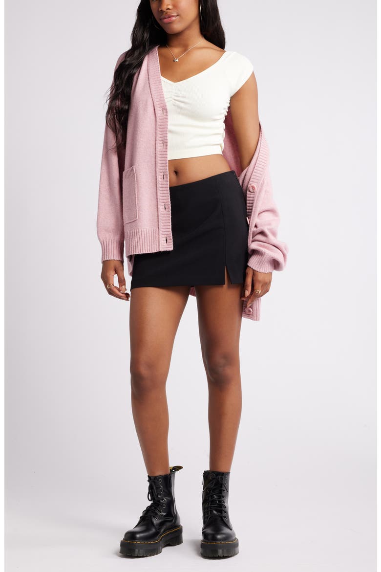Suit Skort, Alternate, color, BLACK