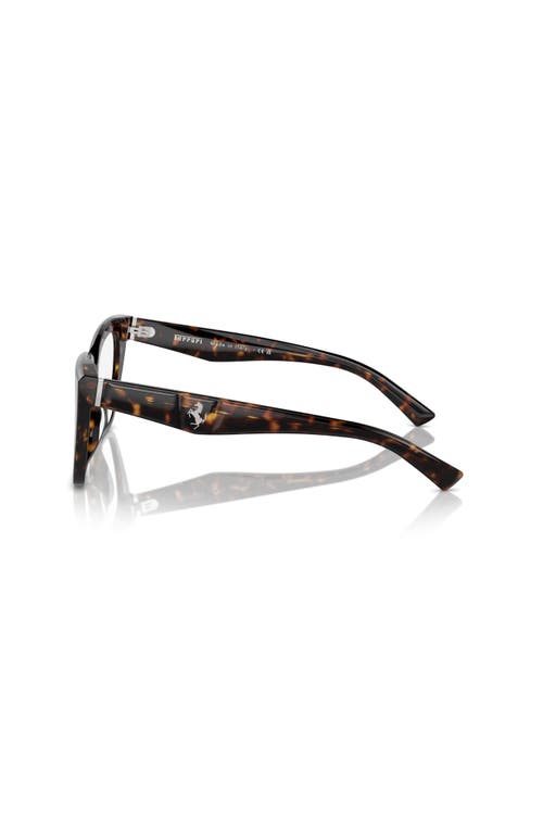 Ferrari 54mm Square Optical Glasses In Brown