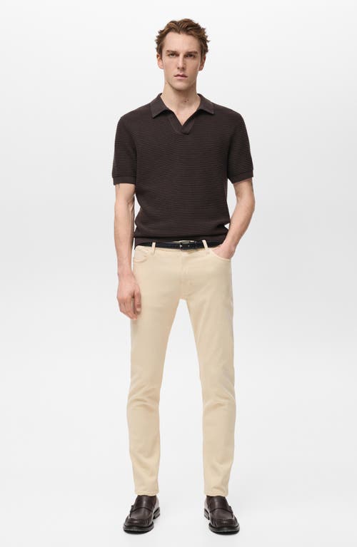 Mango Men's Slim-fit Ultra Soft Touch Patrick Jeans In Light/pastel Grey