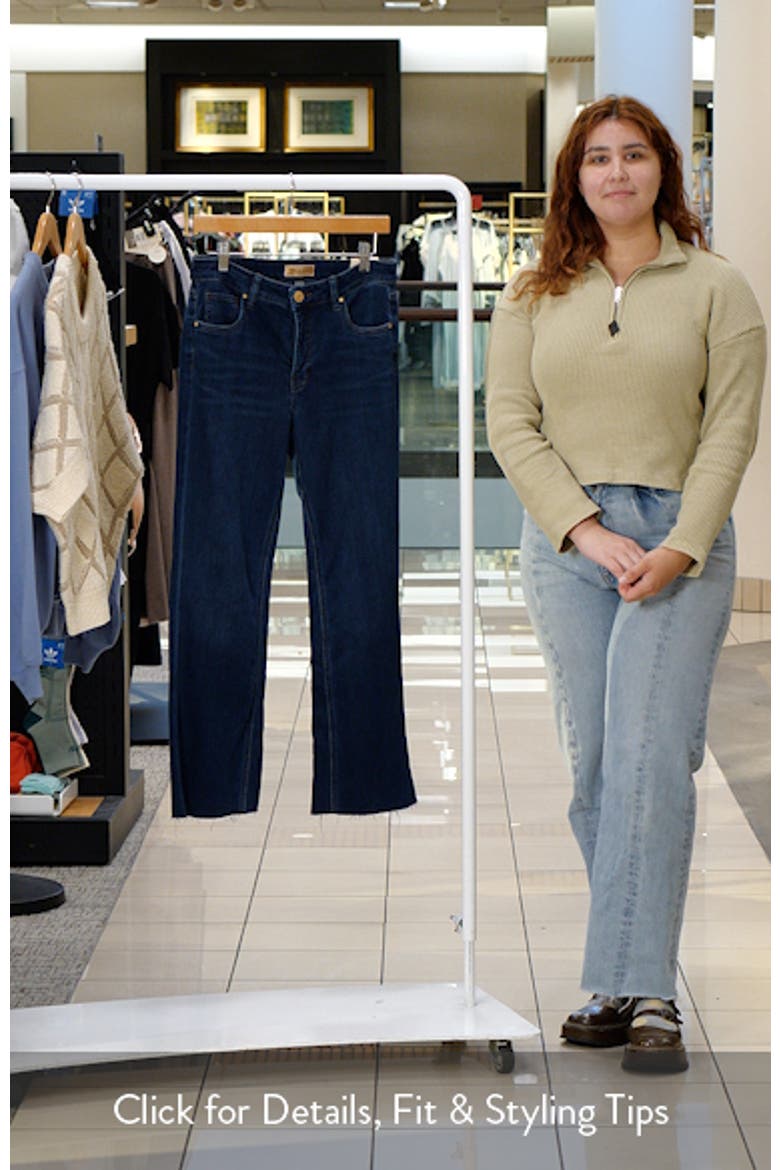 Kelsey Raw Hem Kick Flare Jeans video