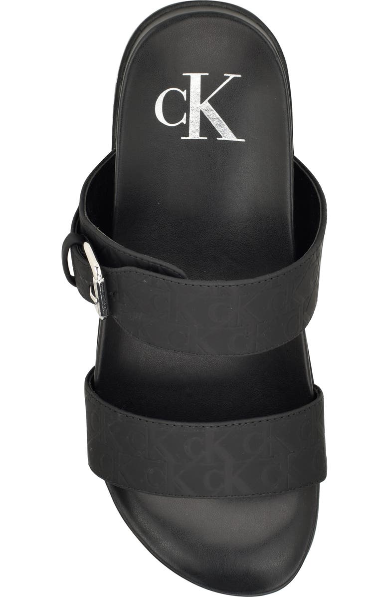 Calvin Klein Landesa Slide Sandal, Alternate, color, Black