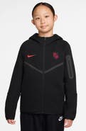 Nike Kids' US Soccer Logo Detail Zip Front Tech Fleece Hoodie