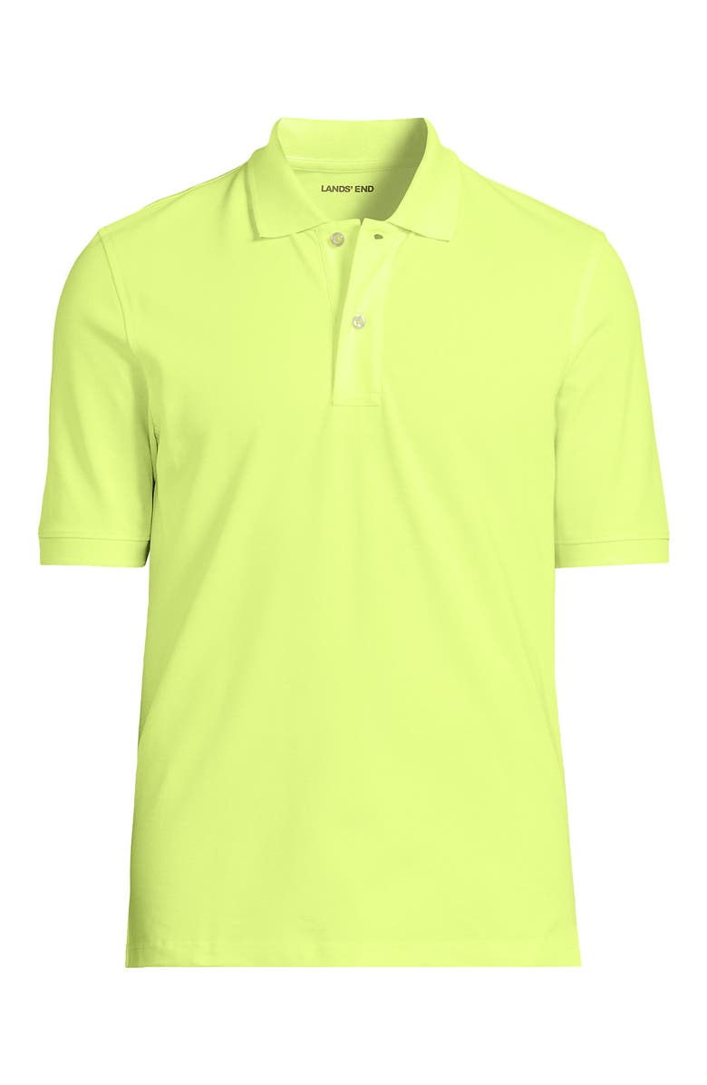 Lands' End Short Sleeve Comfort-First Mesh Polo Shirt, Alternate, color, Soft Limoncello Yellow