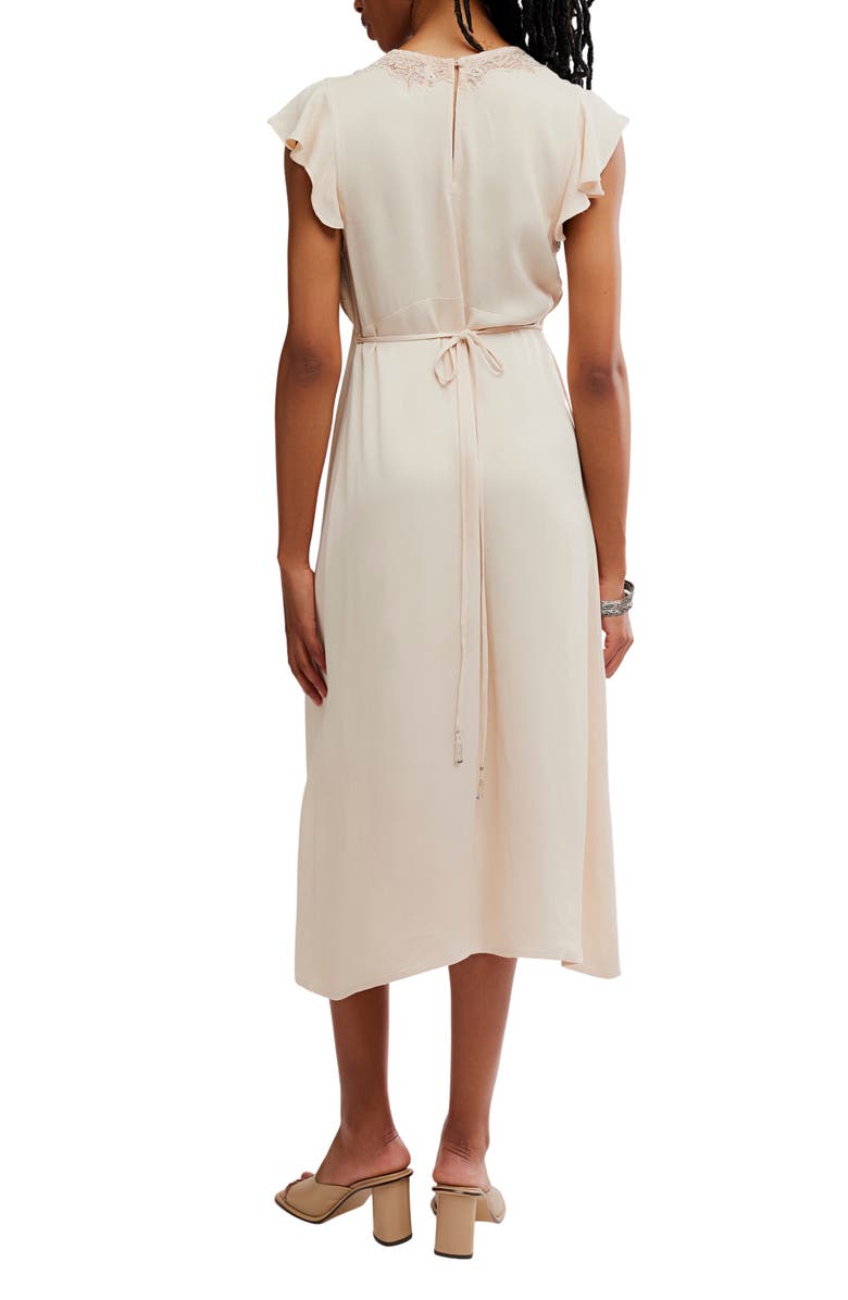 Free People Tied with Joy Midi Slipdress, Alternate, color, Pastel Rose Tan