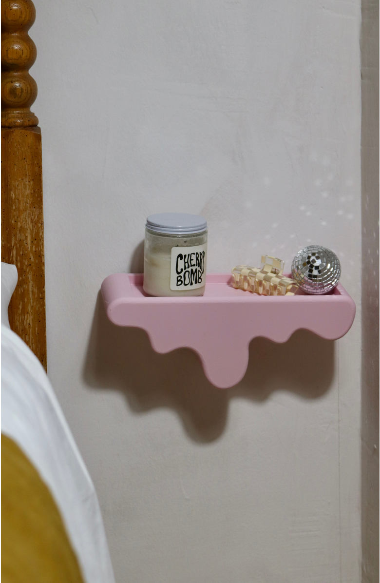 Sofiest Designs Melting Shelf, Alternate, color, Bubblegum Pink