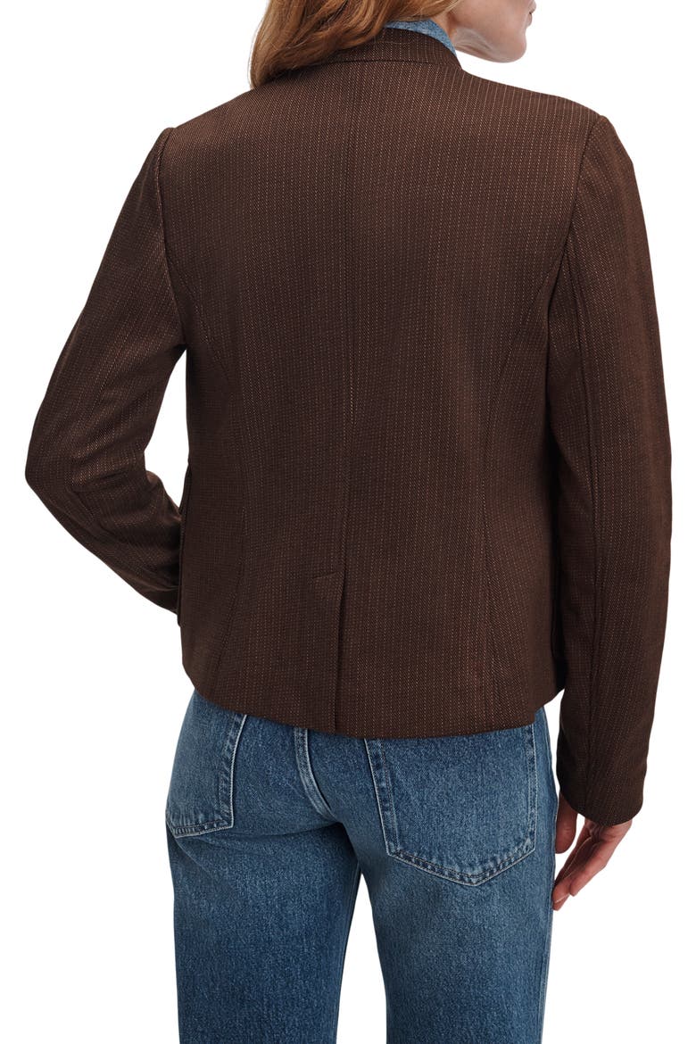 Mercer Ponte Jacquard Blazer, Alternate, color, BROWN MULTI