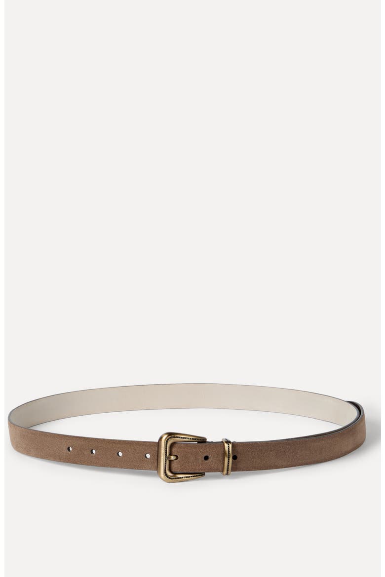 Suede belt, Alternate, color, Light Brown