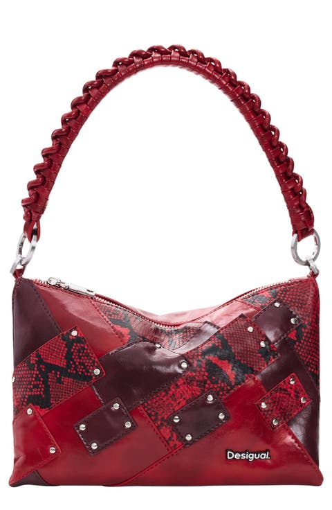 Faux Leather Crossbody Bag