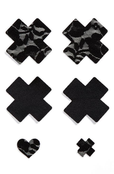 by Bristols Six Cross Nipple Covers