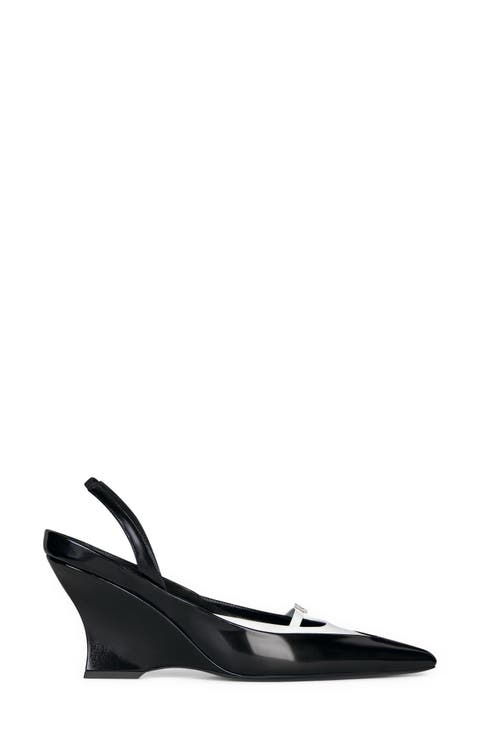 Raven Pointed Toe Slingback Pump