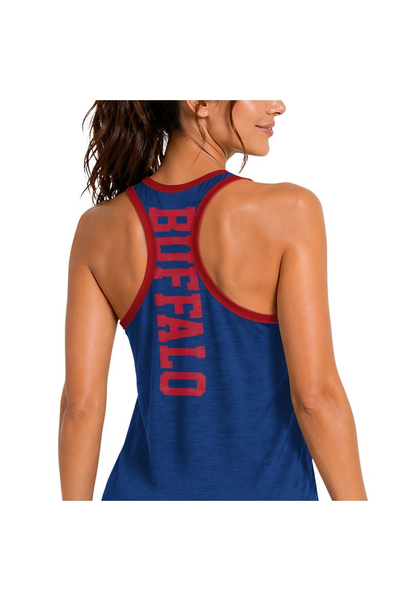 Women's G-III 4Her by Carl Banks Royal Buffalo Bills Tater II Racerback Tank Top, Alternate, color, Royal