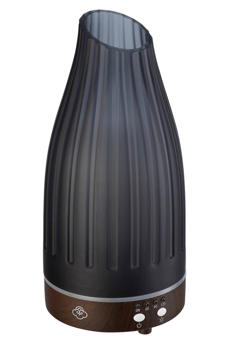 Twilight Glass Ultrasonic Aroma Diffuser, Alternate, color, GREY