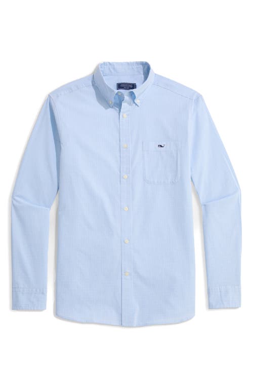 Vineyard Vines Anegada Gingham Button-down Shirt In Jake Blue