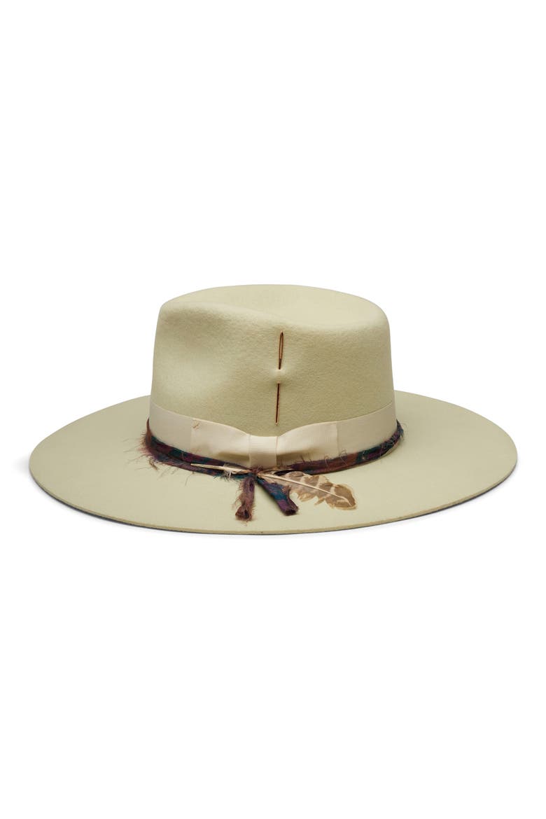 Cashmere Wool Rancher Hat, Alternate, color, BOK CHOY