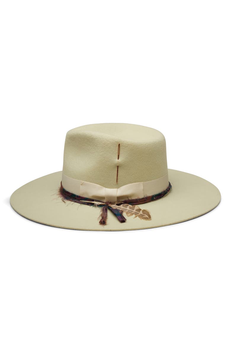 Wyeth Cashmere Wool Rancher Hat, Alternate, color, Bok Choy