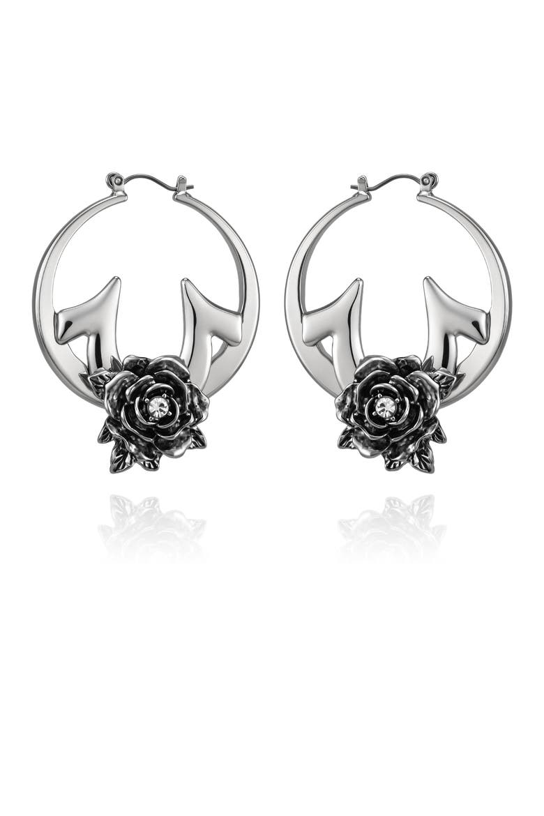 Hoop Earrings, Main, color, Silver