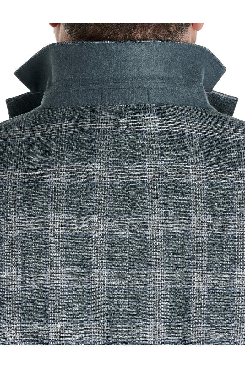 Big & Tall Plaid Sport Coat, Alternate, color, GREEN