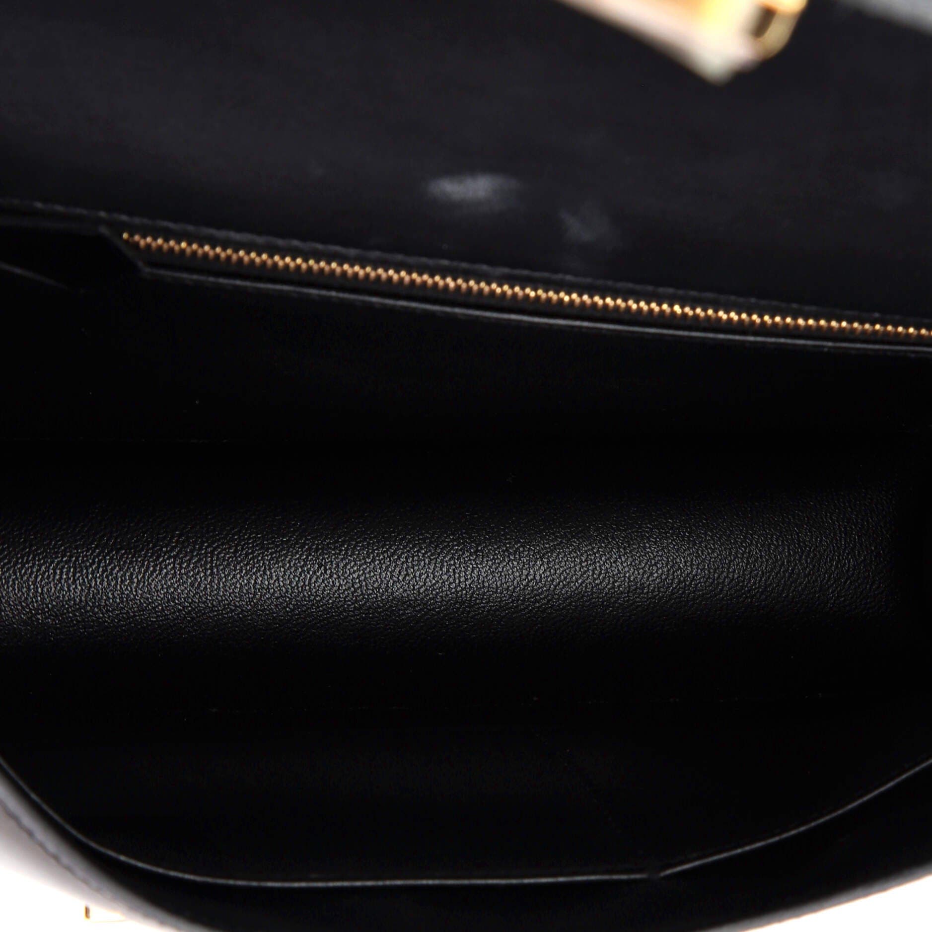 Pre-Owned Hermes Constance NM Bag Box Calf 24, Alternate, color, Noir