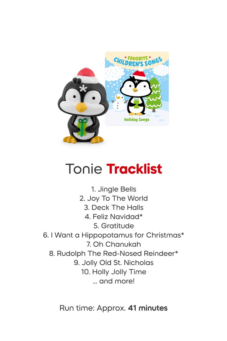 4-Pack Holiday Collection Tonie Audio Character Bundle, Alternate, color, MULTICOLOR