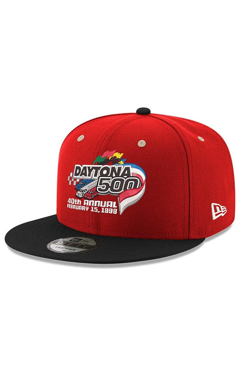 New Era Men's New Era Scarlet 1998 Vintage Daytona 500 Snapback Hat, Alternate, color,