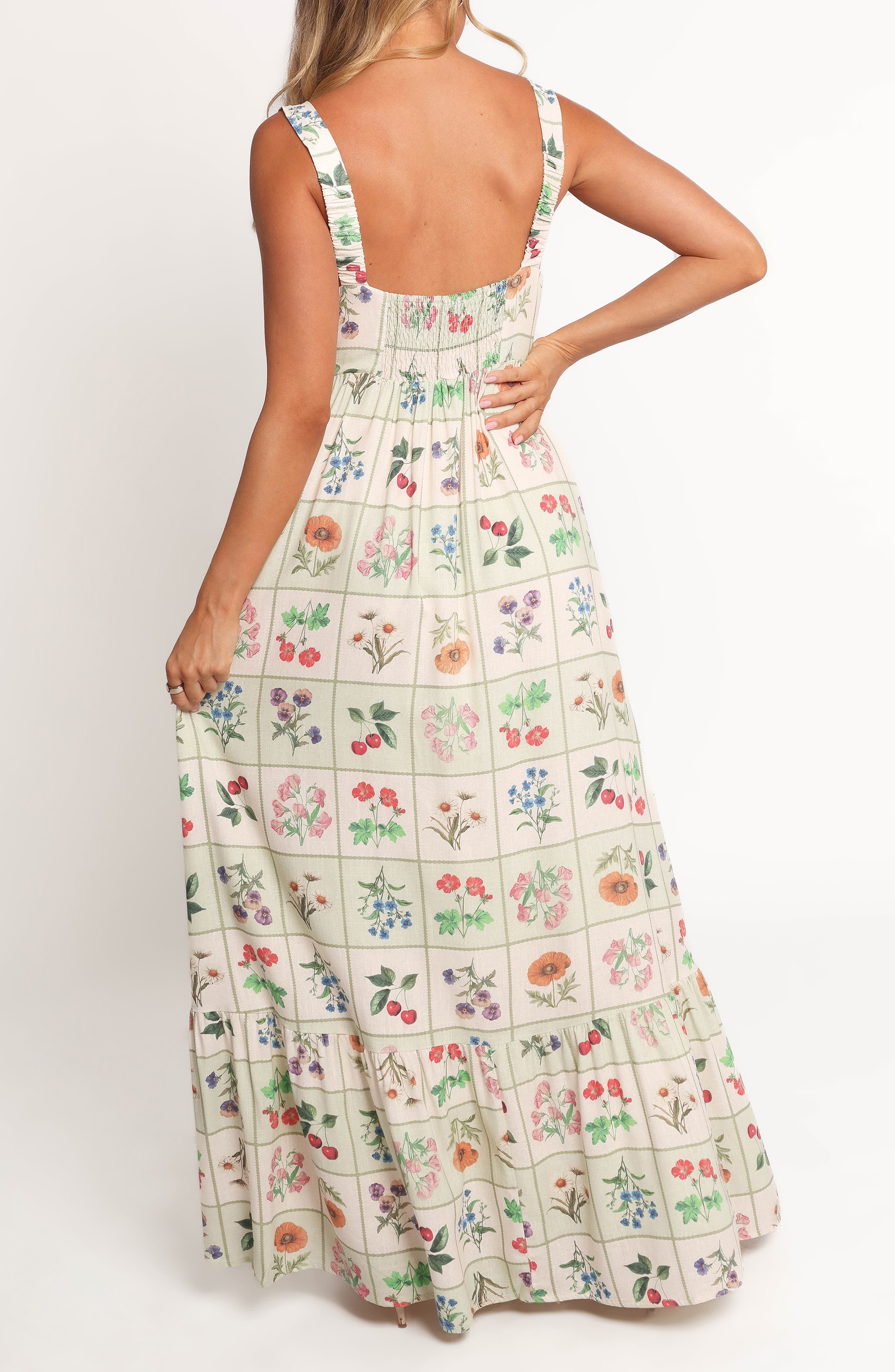 Reid Printed Maxi Sundress - image 2