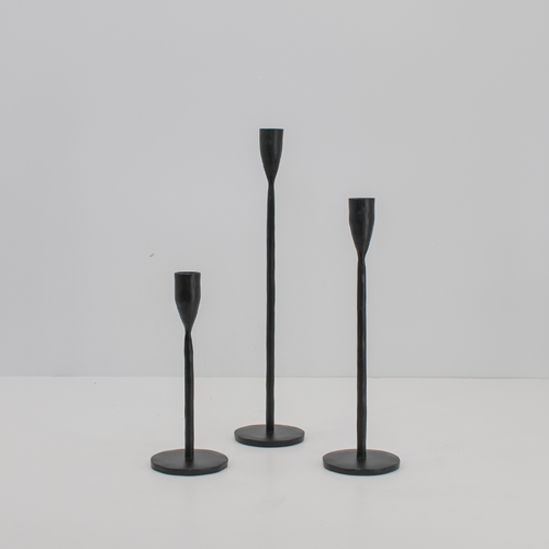 Cg Hunter Charlotte Candleholders In Black