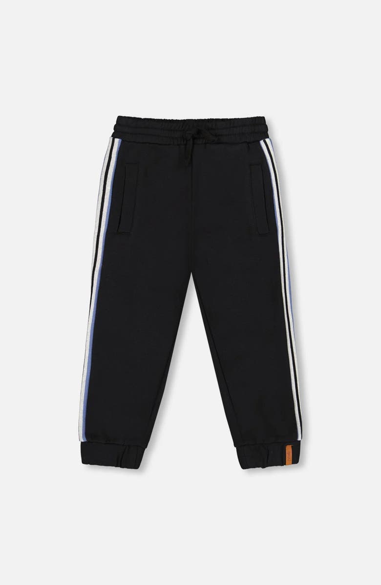 Deux par Deux Fleece Sweatpants with Side Stripes, Main, color,