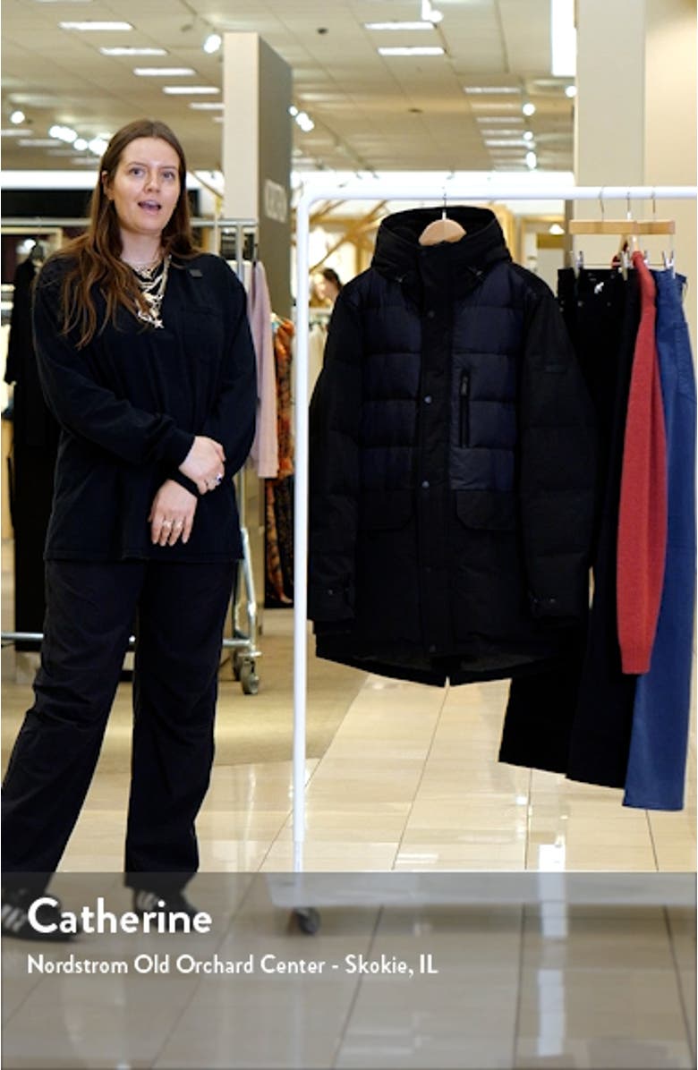Water Resistant Down & Feather Fill Puffer Parka, sales video thumbnail
