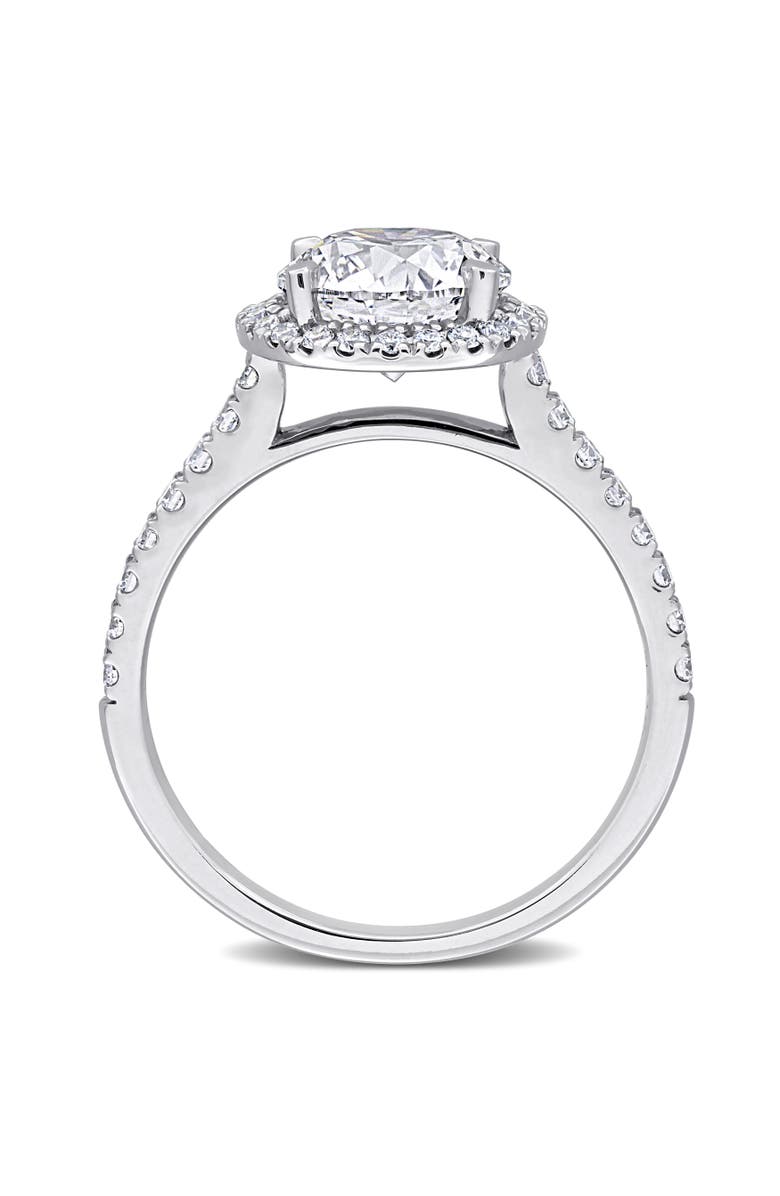 Julianna B. 2-3/8 CTW Lab-Grown Diamond Halo Ring 14k, Alternate, color, White Gold