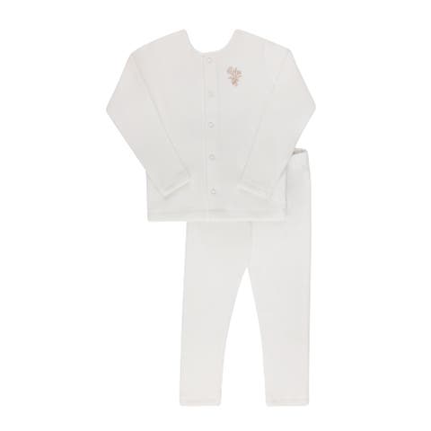 Velour Center Floral Collection - Lounge Set (Toddler)