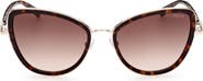 Emilio Pucci 57mm Gradient Cat Eye Sunglasses