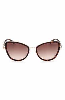 Emilio Pucci 57mm Gradient Cat Eye Sunglasses
