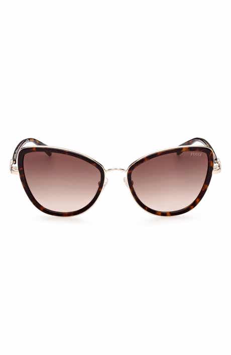 Emilio Pucci 57mm Gradient Cat Eye Sunglasses