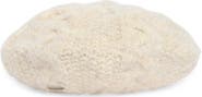 Steve Madden Fuzzy Chunky Cable Knit Beanie