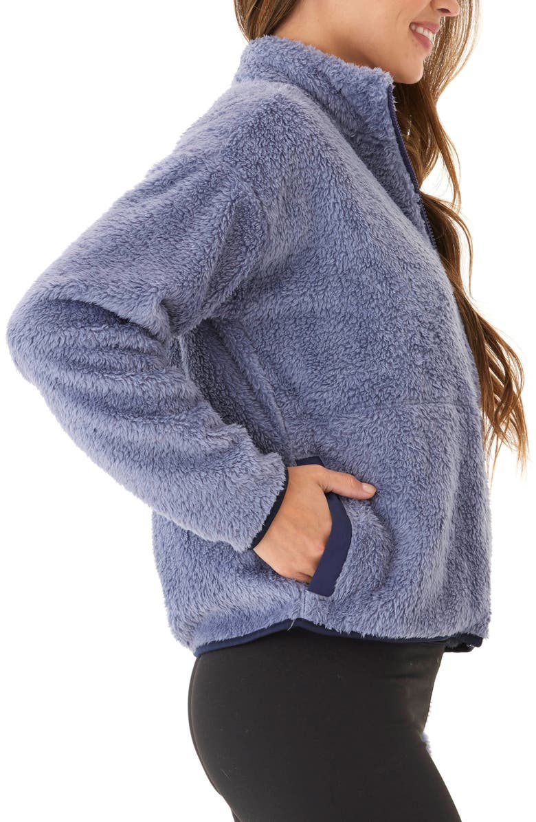 Threads 4 Thought Millee High Pile Fleece Zip-Up Jacket, Alternate, color, 