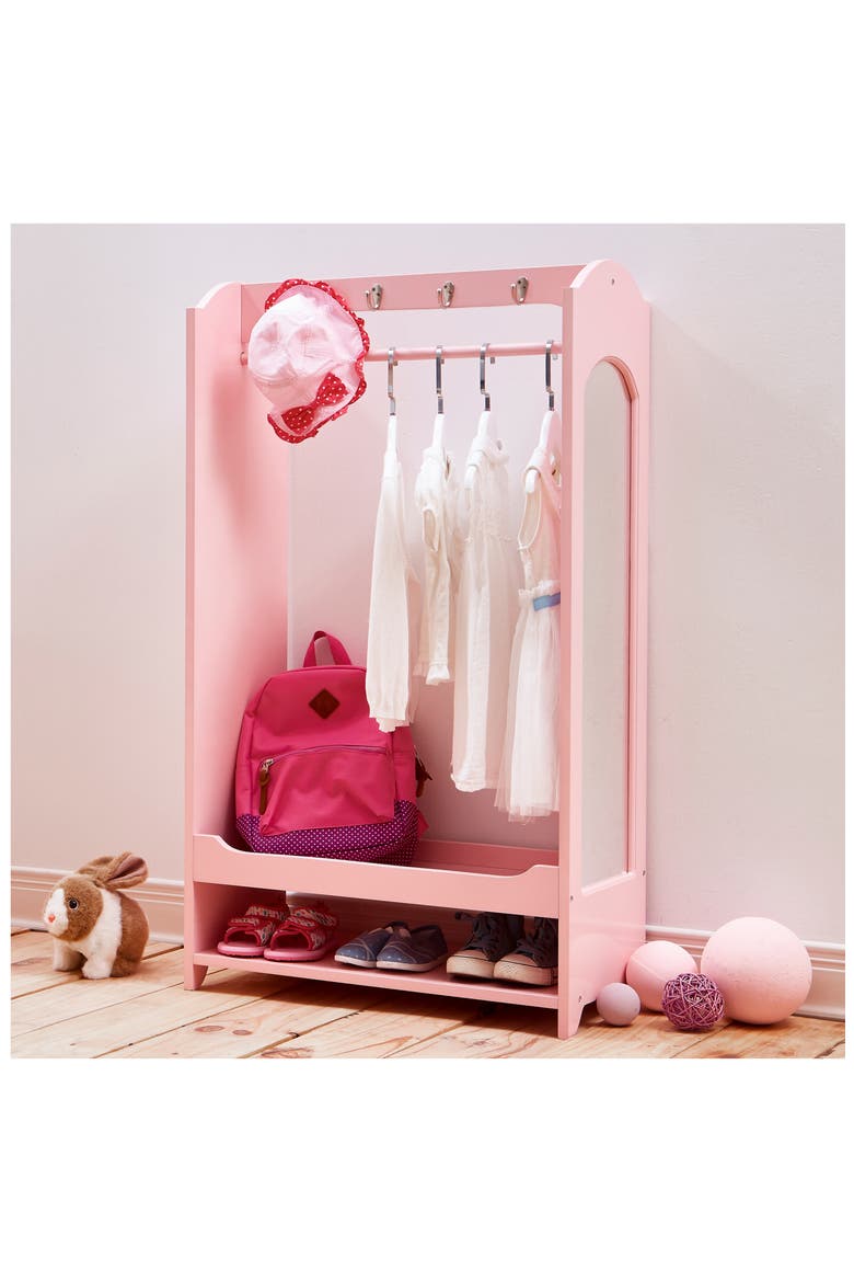 Fantasy Fields Toy Clothing Rack with Storage, Alternate, color, PINK