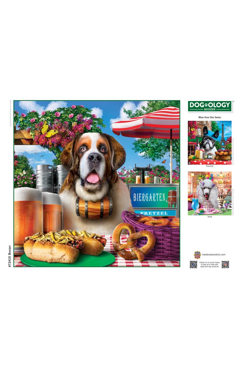 Dogology Boozer 1000 Piece Jigsaw Puzzle, Alternate, color, Multicolor