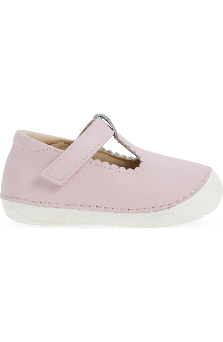 OLD SOLES Pave T-Strap Sneaker, Alternate, color, Chalk Pink / Snow