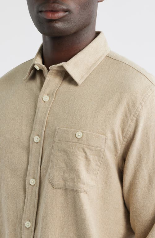 Pendleton Fremont Solid Flannel Button-up Shirt In Brown