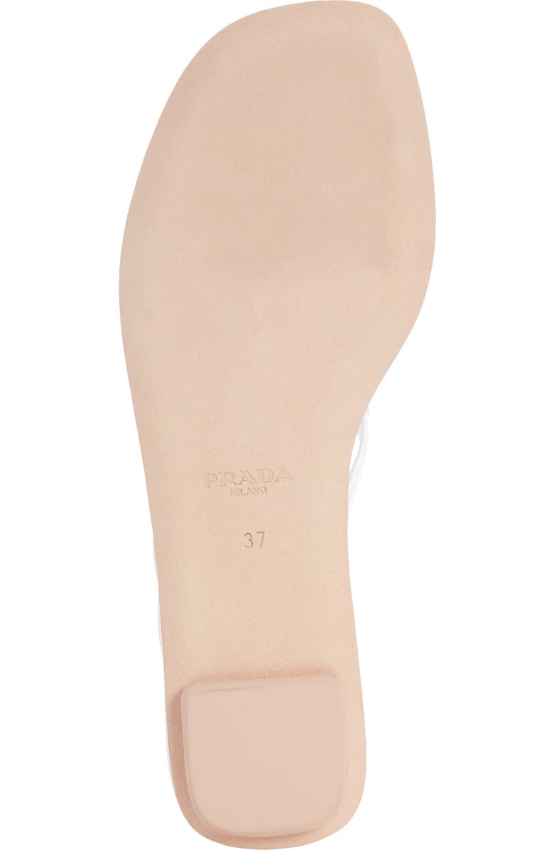 Prada Triangle Logo Sandal, Alternate, color,
