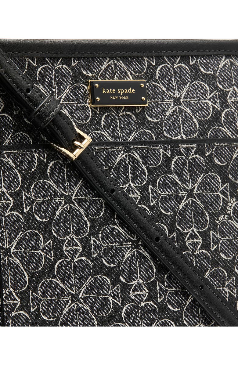 Kate Spade New York ava spade flower coated canvas crossbody bag, Alternate, color,