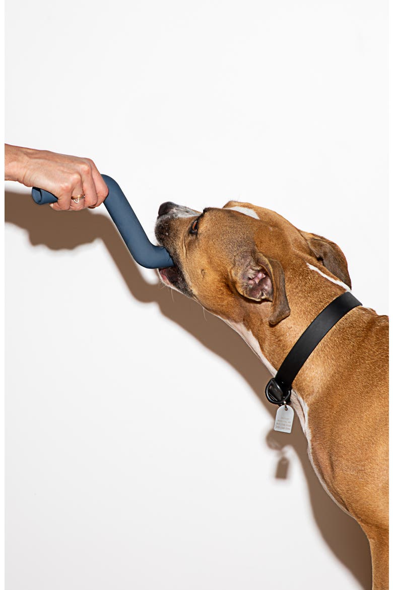 Bolt Bite Rubber Dog Chew Toy, Alternate, color, NAVY