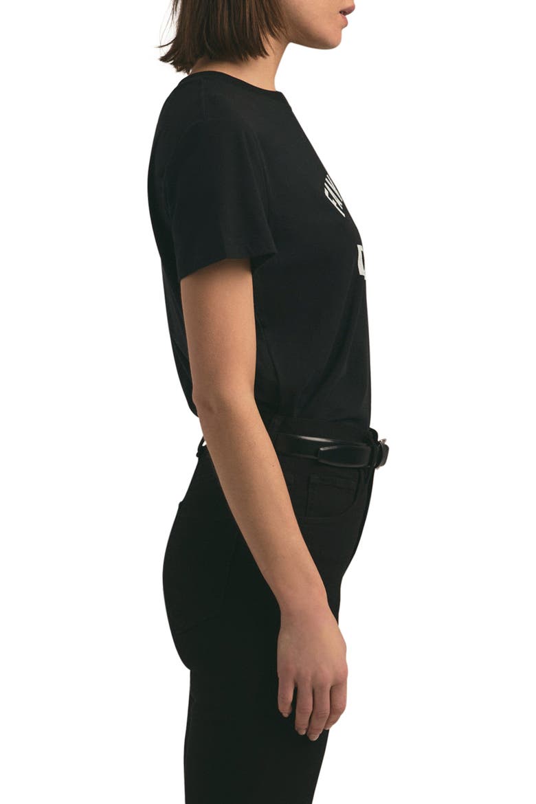 Graphic T-Shirt, Alternate, color, BLACK W/ WHITE