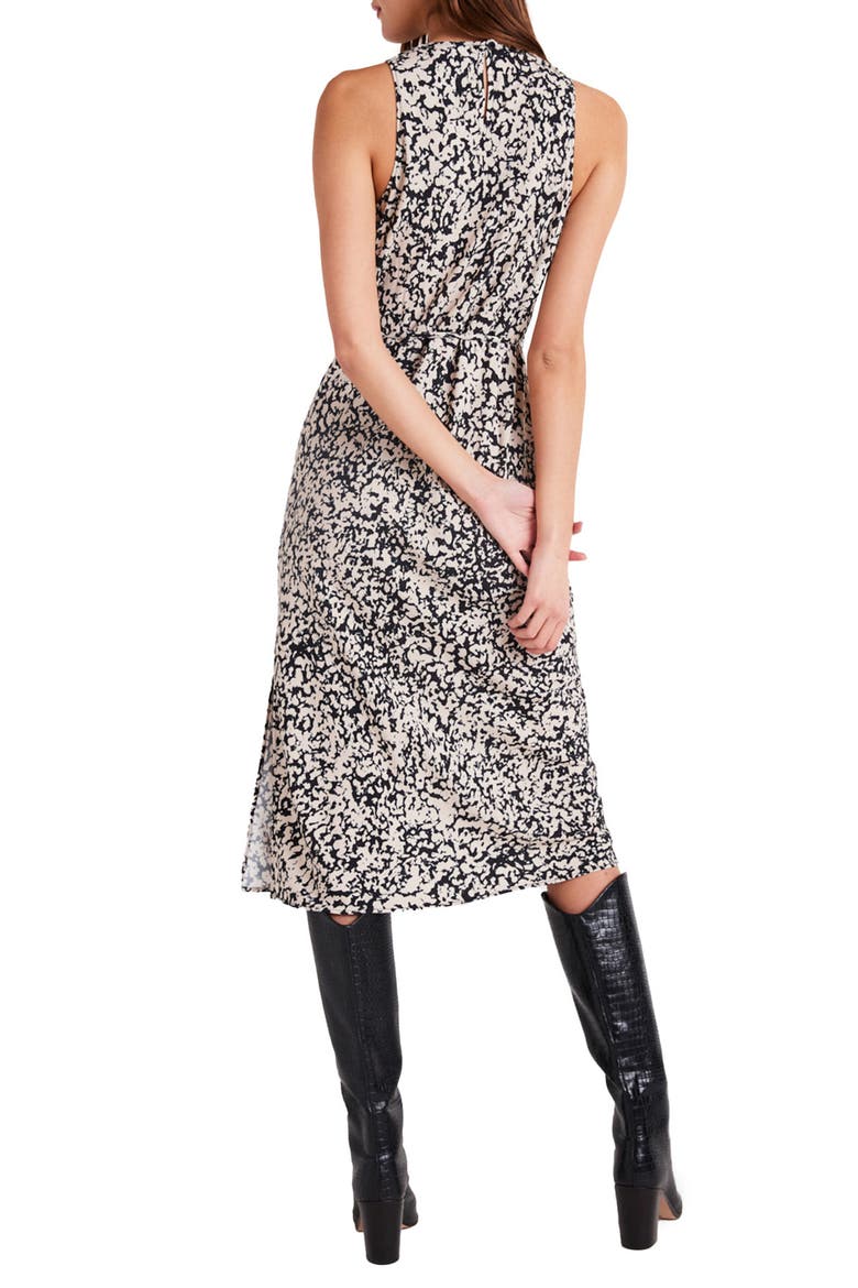 Print Sleeveless Dress, Alternate, color, ABSTRACT BLOOM PRINT