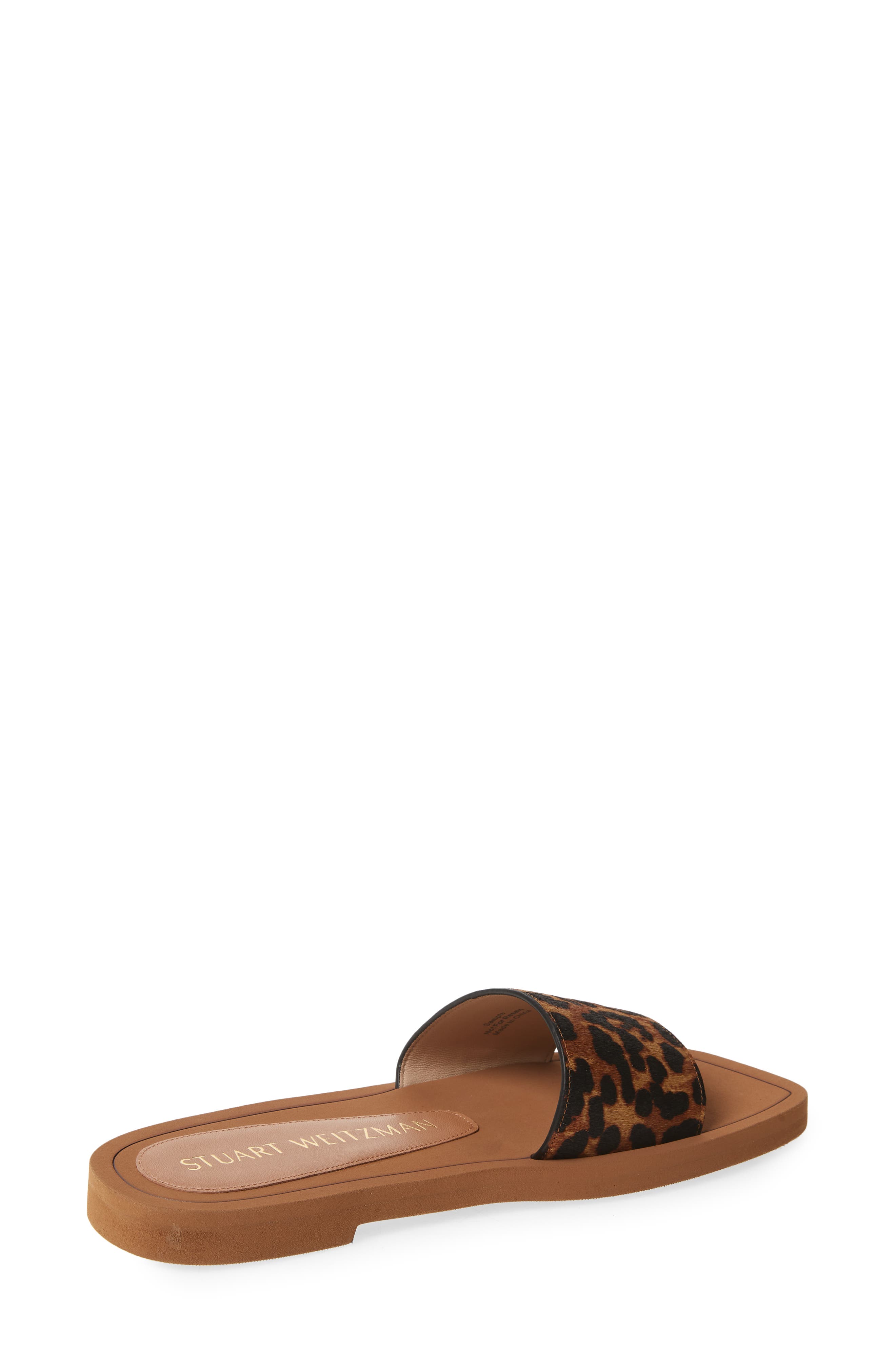Stuart Weitzman Delilah Genuine Calf Hair Slide Sandal, Alternate, color, 