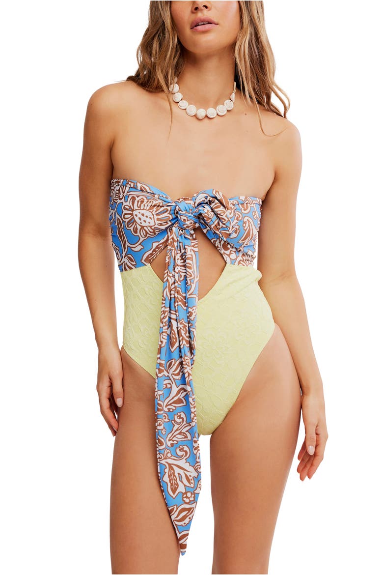 Miley Convertible One-Piece Swimsuit, Main, color, MOONLIT OASIS