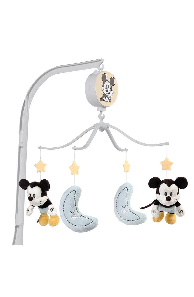 Lambs & Ivy Disney Baby Moonlight Mickey Mouse Musical Baby Crib Mobile Soother, Alternate, color, Multicolor